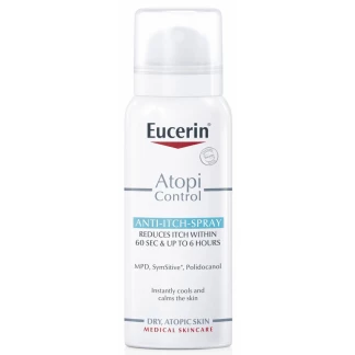 Спрей Eucerin (Еуцерин) AtopiControl Anti-Itch Spray проти свербіння 50 мл (89790)-0