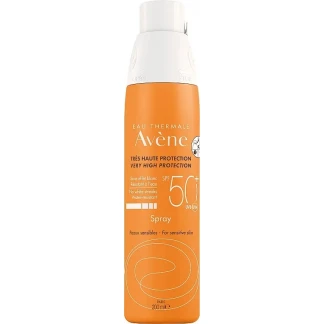 Спрей солнцезащитный Avene (Авен) Sun Sensitive Spray SPF50+ для чувствительной кожи 200 мл-0