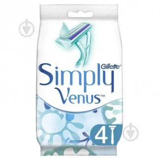 Станки одноразовые женские Gillette (Джилет) Venus 2 Simply №4-0