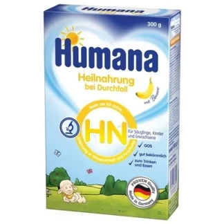 Суха молочна суміш Нumana (Хумана) НN з пребіотиками при порушеннях травлення, що супроводжуються діареєю, для дітей від народження і старше, 300 г-0