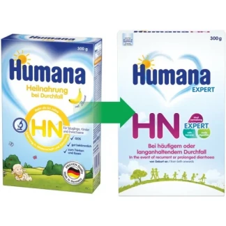 Сухая молочная смесь Нumana (Хумана) НN с пребиотиками при нарушениях пищеварения, сопровождающиеся диареей, для детей от рождения и старше, 300 г-2