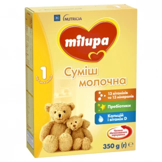 Суха молочна суміш Milupa (Мілупа) 1 для дітей від 0 до 6 місяців, 350 г-0