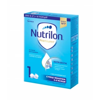 Суха молочна суміш Nutrilon (Нутрілон) 1 для харчування дітей з 0 до 6 місяців, 200 г-0