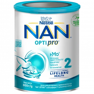 Смесь Нан Нестле (NAN Nestle) Optipro 2 с 6 месяцев 800 г-0