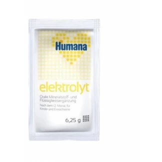 Суміш регідратаційна Нumana (Хумана) Elektrolyt з бананом для дітей з 12 місяців і старше, 6. 25 г-0