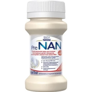Смесь жидкая молочная Нан Нестле (NAN Nestle) Pre 70мл-0