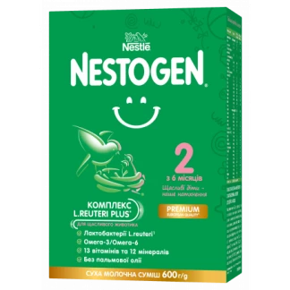 Смесь сухая молочная Nestle (Нестле) Нестожен 2 с лактобактериями L. Reuteri для детей с 6 месяцев 600 г-0