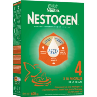 Суміш суха молочна Nestle (Нестле) Нестожен 4 з лактобактеріями L. Reuteri для дітей з 18 місяців 600 г-1