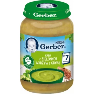 Суп-пюре Gerber (Гербер) із зеленими овочами та гречкою з 7 місяців 190 г Суп-пюре Gerber (Гербер) із зеленими овочами та гречкою з 7 місяців 190 г-0