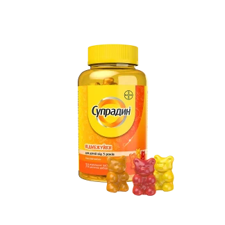 СУПРАДИН Ведмежуйки пастилки жувальні №30-0