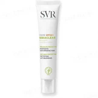Крем сонцезахисний SVR (Cвр) для обличчя Sebiaclear SPF 50 40 мл-0