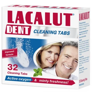 Таблетки для очистки зубних протезів Lacalut (Лакалут) Dent №32-1