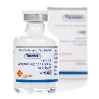 ТАЗПЕН порошок для розчину для інфузій по 4г/0,5г №1-0