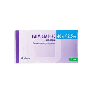 ТЕЛМІСТА H 40 таблетки по 40мг/12,5мг №28-0