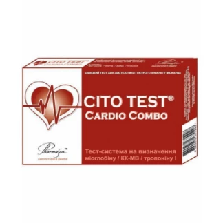 ТЕСТ-СИСТЕМА Cito Test Cardio Combo для опред. тропонина I, КК-МВ, миоглобина в крови №1-0