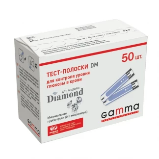 Тест-смужки Gamma (Гамма) Diamond DM №50-3