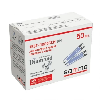 Тест-смужки Gamma (Гамма) Diamond DM №50-1