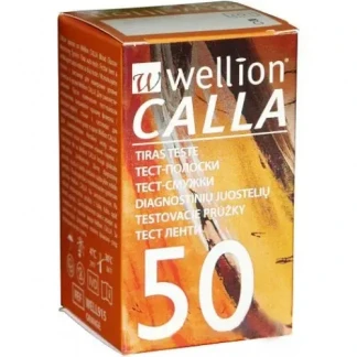 Тест-смужки Wellion (Велліон) Calla для визначення глюкози в крові №50-0