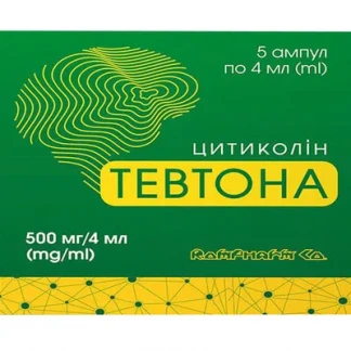 ТЕВТОНА розчин для ін'єкцій по 500мг/4мл №5-0