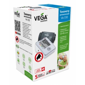 Тонометр Vega (Вега) VA-330 автоматичний з адаптером-0