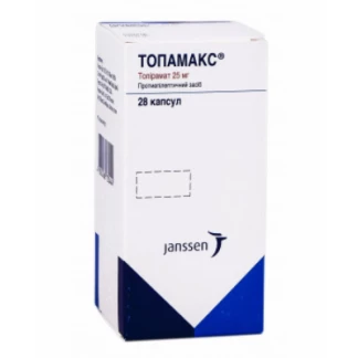 ТОПАМАКС капсули по 25мг №28-0