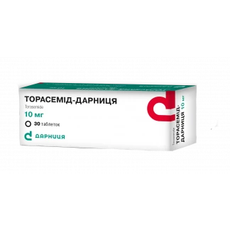 ТОРАСЕМІД-Дарниця таблетки по 10мг №30-0