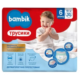Трусики Bambik (Бамбік) (15+кг) р.6 №30-0