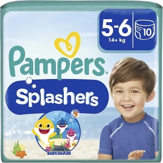 Трусики для плавания Pampers (Памперс) Splashers Junior 14+ кг р.5-6 №10-0