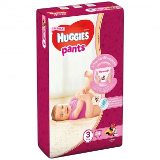 Трусики-подгузники Huggies (Хаггис) Pants для девочек (6-11 кг) р.3 №44-0