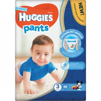 Трусики-підгузники Huggies (Хагіс) Pants для хлопчиків (6-11 кг) р.3 №44-0