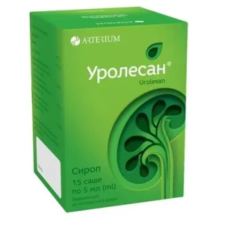 УРОЛЕСАН сироп по 5мл №15 у саше-0