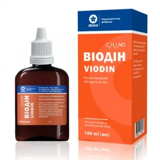 ВІОДІН розчин для зовнішнього застосування 100мг/мл флакон по 100мл-0