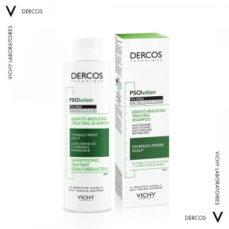 Шампунь Vichy (Виши) Dercos PSOlution для кожи головы с проявлениями шелушения и зуда 200мл-1