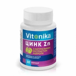 Витамины Цинк + ацерола Витоника №30 капс.-0