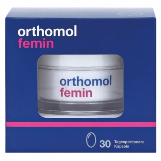 Вітаміни Orthomol (Ортомол) Femin для підтримки жінок в період менопаузи капсули №30 (9180675)-1