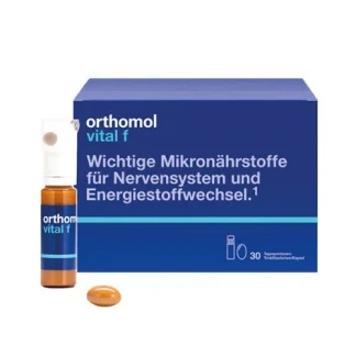 Вітаміни Orthomol (Ортомол) Vital F питний для жінок №30-0