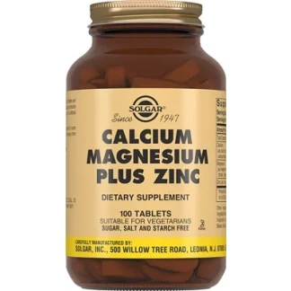 Диетическая добавка Solgar (Солгар) Calcium Magnesium Plus Zinc для укрепления костей №100-0
