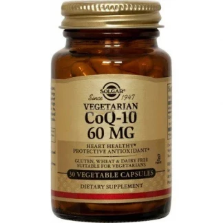 Витамины Solgar (Солгар) CoQ 10 для поддержания сердечно-сосудистой системы капсулы по 60мг №30-0