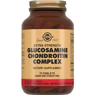 Дієтична добавка Solgar (Солгар) Glucosamine Chondroitin Complex для відновлення суглобового хряща №75-0