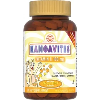 Витамины Solgar (Солгар) Kangavites Vitamin C общеукрепляющие таблетки по 100мг №90-0