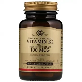 Вітаміни Solgar (Солгар) Vitamin K2 загальнозміцнюючі капсули по 100мкг №50-0