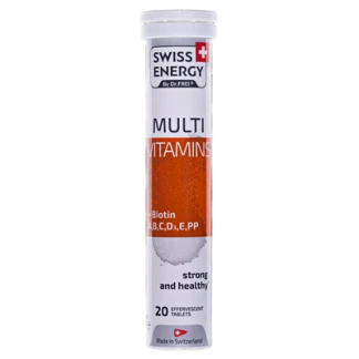 SWISS ENERGY (Свіс Енерджі) Мультивітамінс+Біотин таблетки шипучі №20 SWISS ENERGY (Свіс Енерджі) Мультивітамінс+Біотин таблетки шипучі №20-0