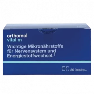 Витамины Orthomol (Ортомол) Vital М от симптомов эмоционального выгорания и хронической усталости для мужчин 30 дней-0