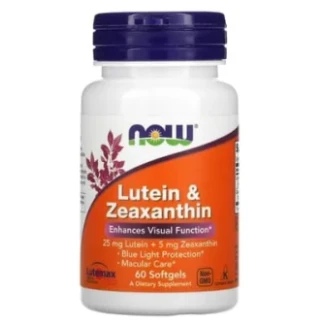 Витаминно-минеральный комплекс NOW (НАУ) Лютеин и Зеаксантин капсулы №60-0