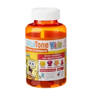 Витамины VitaTone (ВитаТон) Кидс Мультивитамин пастилки желейные флакон №60-0