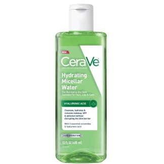 Вода міцелярна CeraVe (СераВе) зволожувальна для нормальної та сухої шкіри обличчя 400мл-0