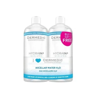 Вода мицеллярная Dermedic (Дермедик) Hydrain 3 Hialuro 2х500мл Вода мицеллярная Dermedic (Дермедик) Hydrain 3 Hialuro 2х500мл-0
