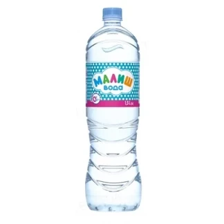 Вода питна дитяча Малиш у пластиковій пляшці без дозатора 1,5 л-0