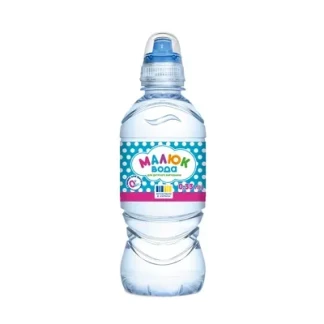Вода питьевая детская Малыш (Малиш) непроливайка 0,33л-0