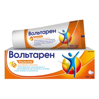 ВОЛЬТАРЕН емульгель для зовнішнього застосування 1% по 100г-0